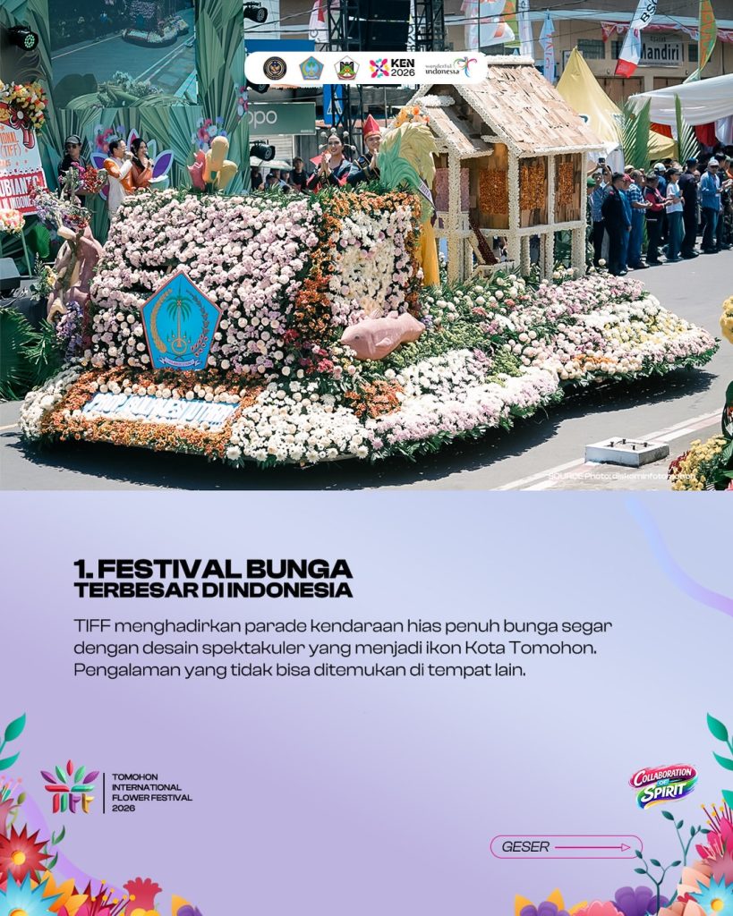 5 Alasan Kenapa Kamu Harus Datang ke Tomohon International Flower Festival (TIFF) 2026!